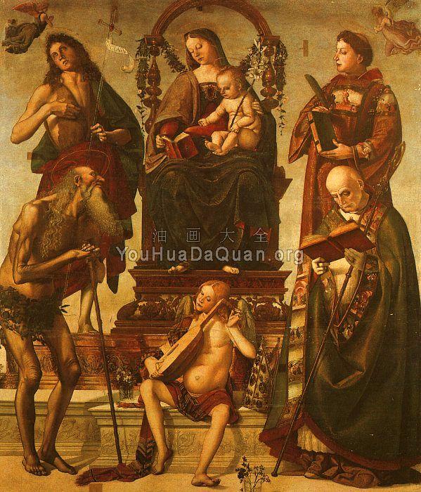 Sant'Onofrio Altarpiece, - 路加·西诺雷利